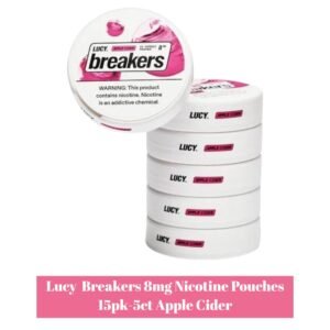 Lucy Breakers 8mg Nicotine Pouches 15pk - 5ct