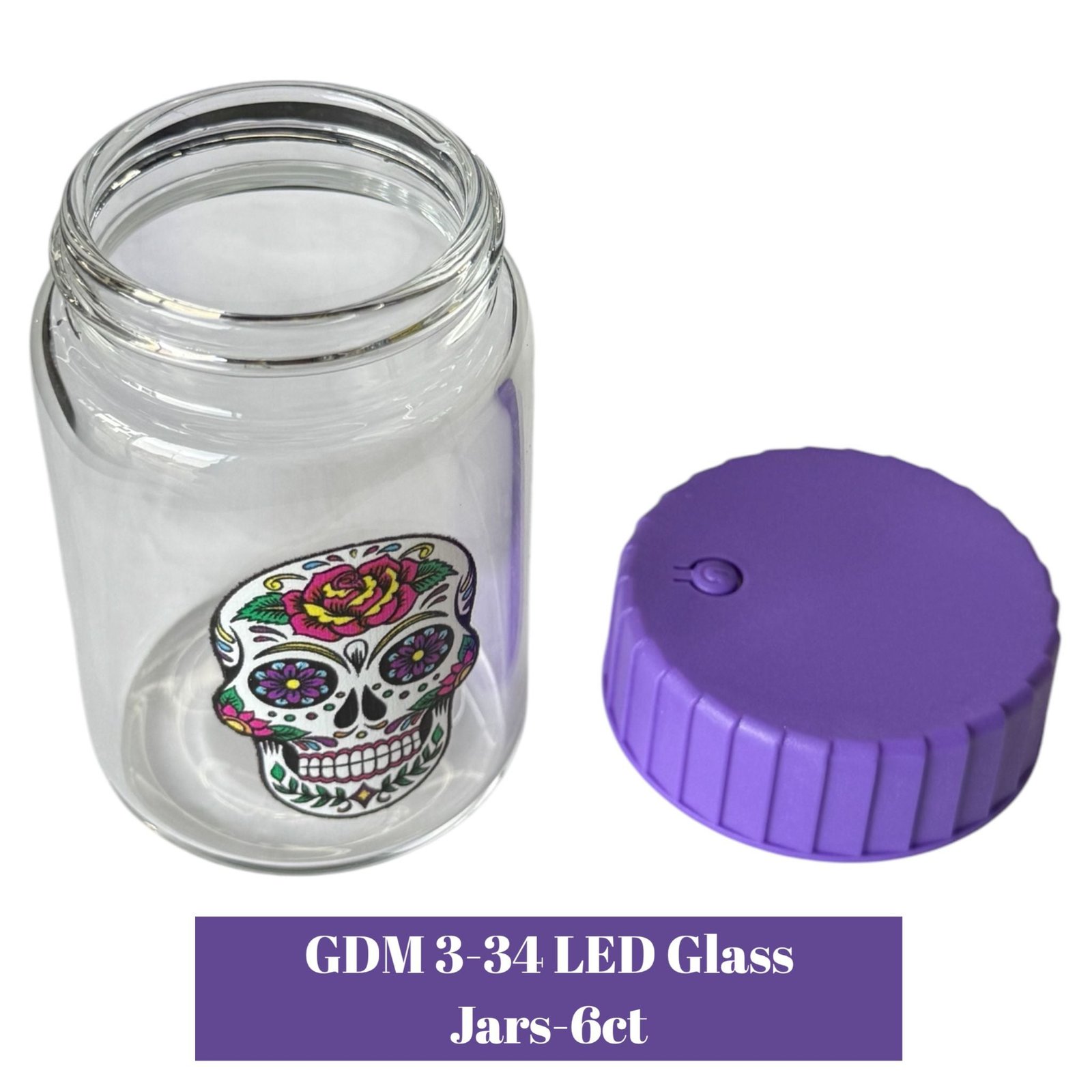 LED Glass Jars-6ct - Image 2