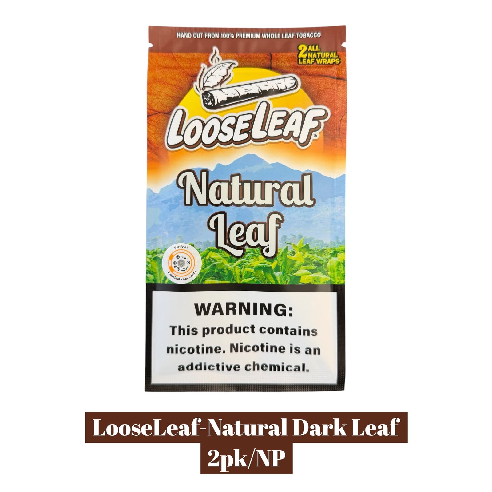 LooseLeaf-Natural Dark Leaf 2pk/NP - Image 2