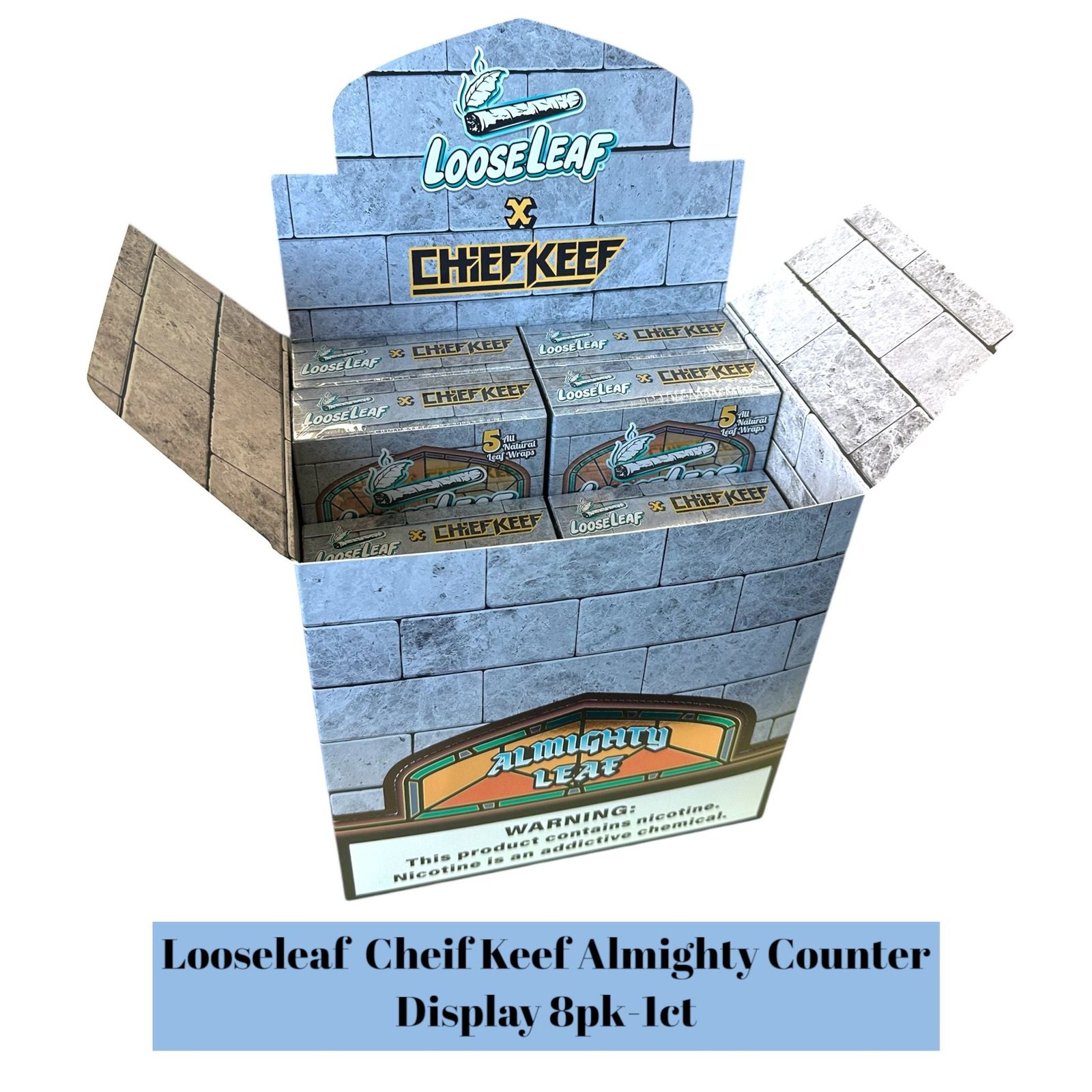Looseleaf Chief Keef Almighty Counter Display 8pk - 1ct - Image 2