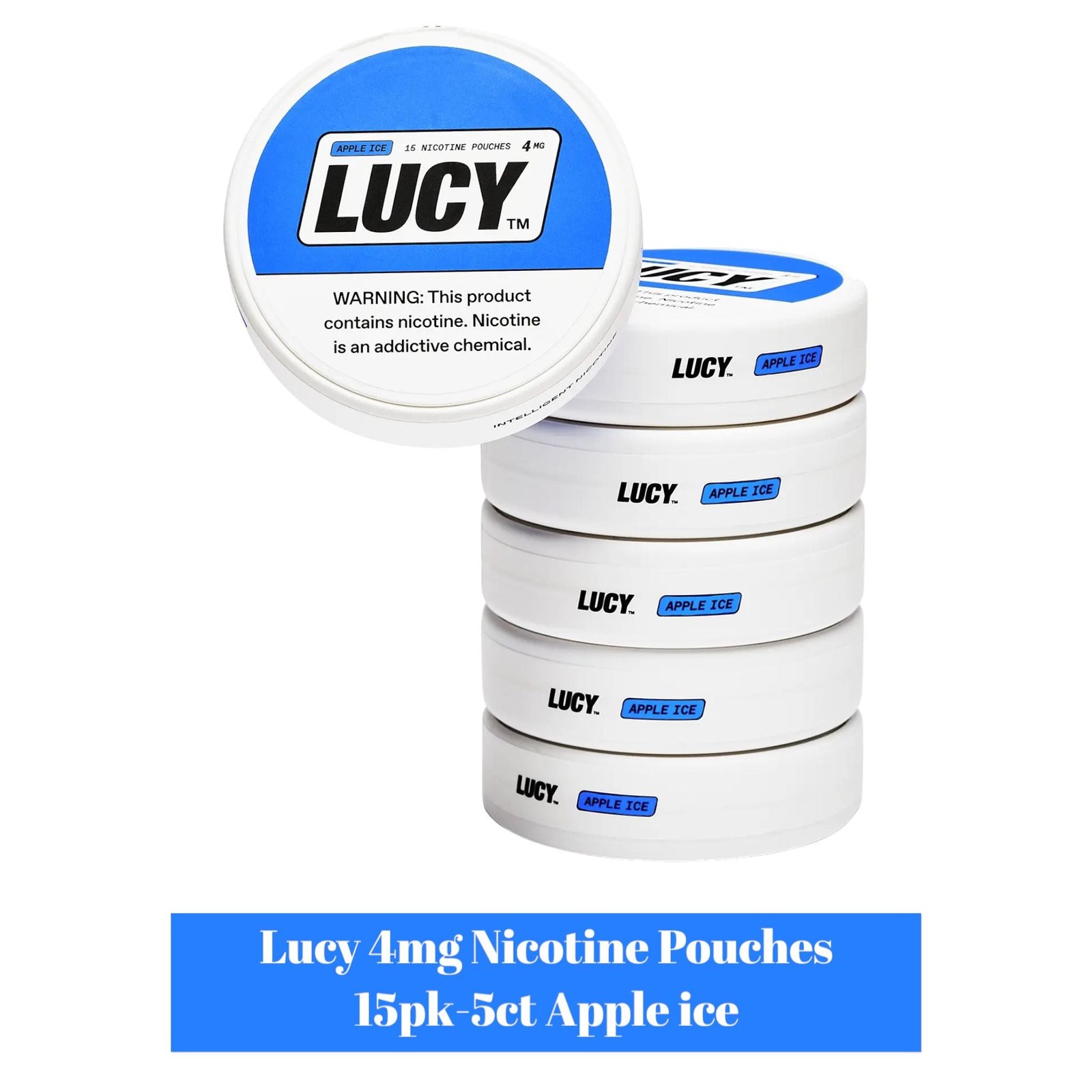 LUCY Nicotine Pouches 4mg 15pk -5ct - Image 2