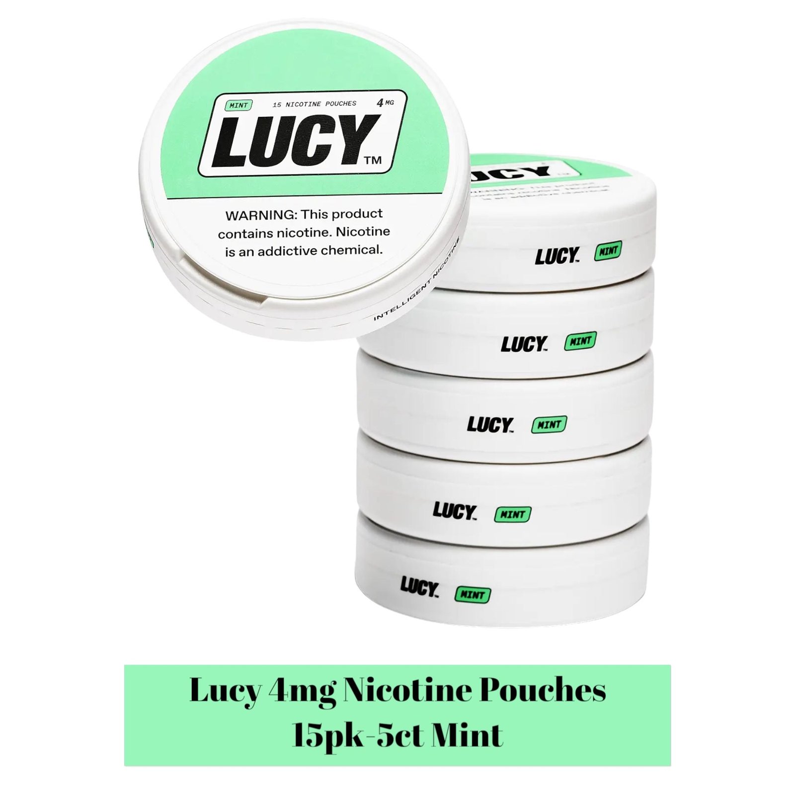 LUCY Nicotine Pouches 4mg 15pk -5ct - Image 3