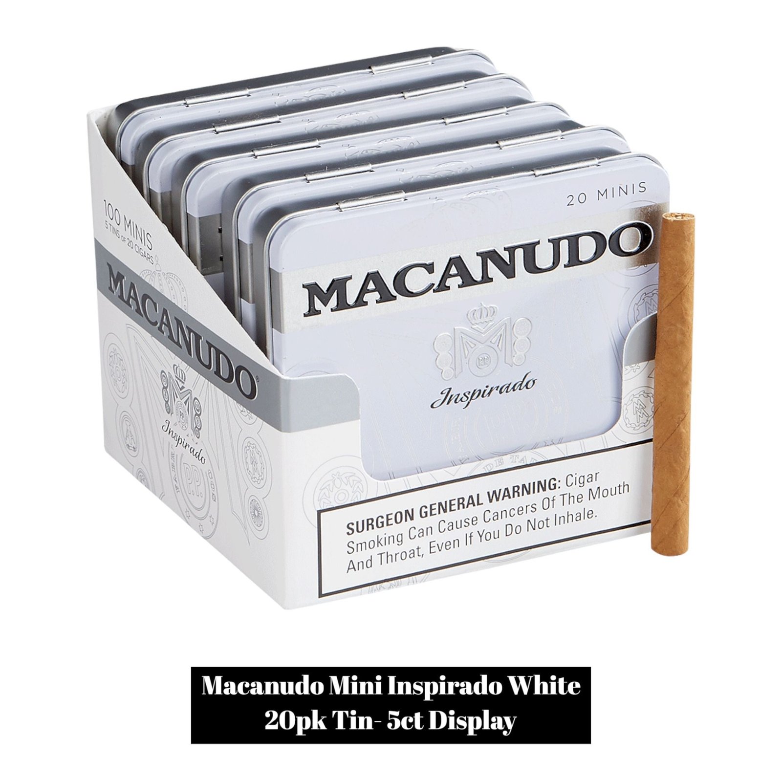 Macanudo Mini Inspirado 20pk Tin-5ct Display - Image 3