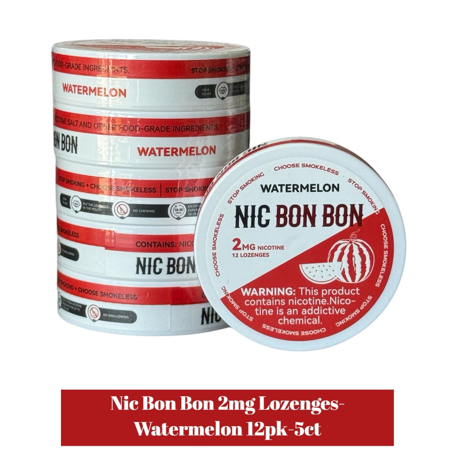 Nic Bon Bon 2mg Lozenges- 12pk-5ct - Image 2