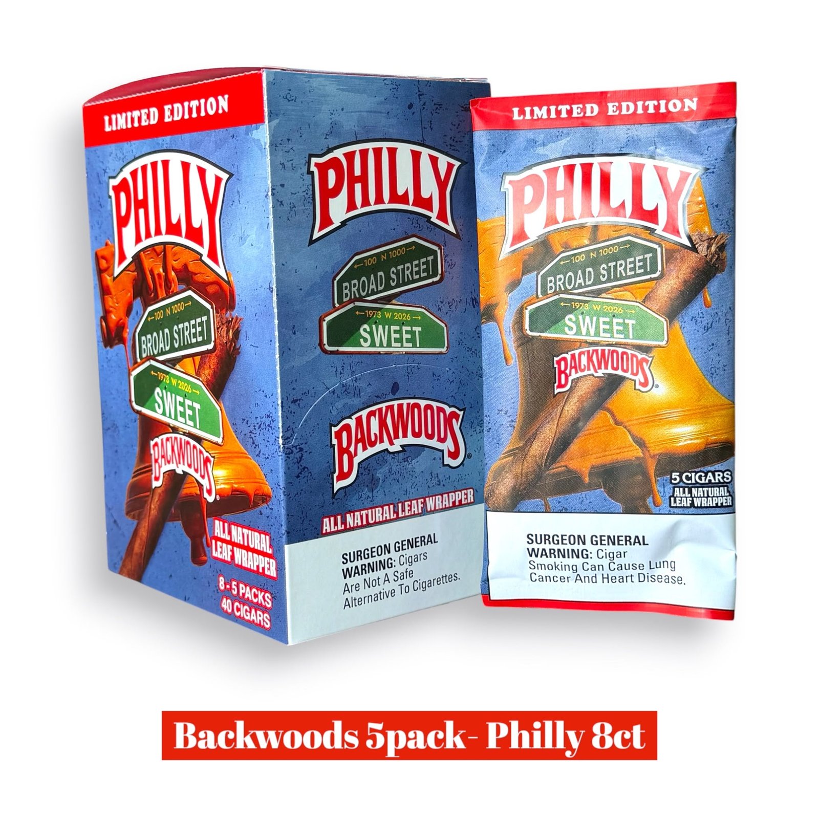 Backwoods Cigars 5pack Display- 8ct - Image 30