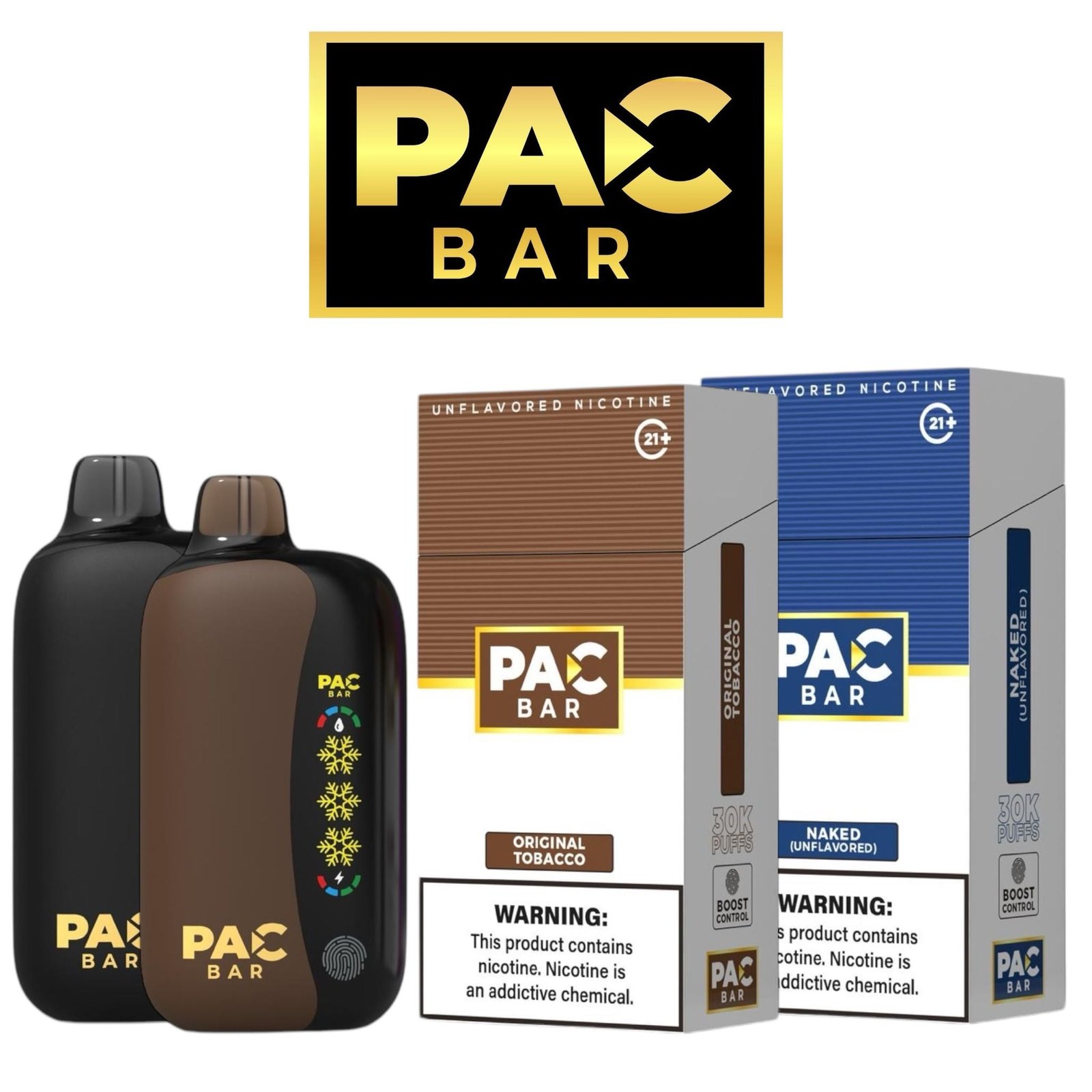 Pac Bar 30k Unflavored 4%Disposable Vape - 5ct - Image 8