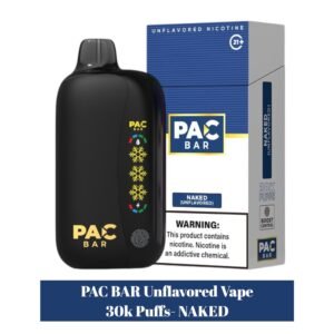 Pac Bar 30k Unflavored 4%Disposable Vape - 5ct