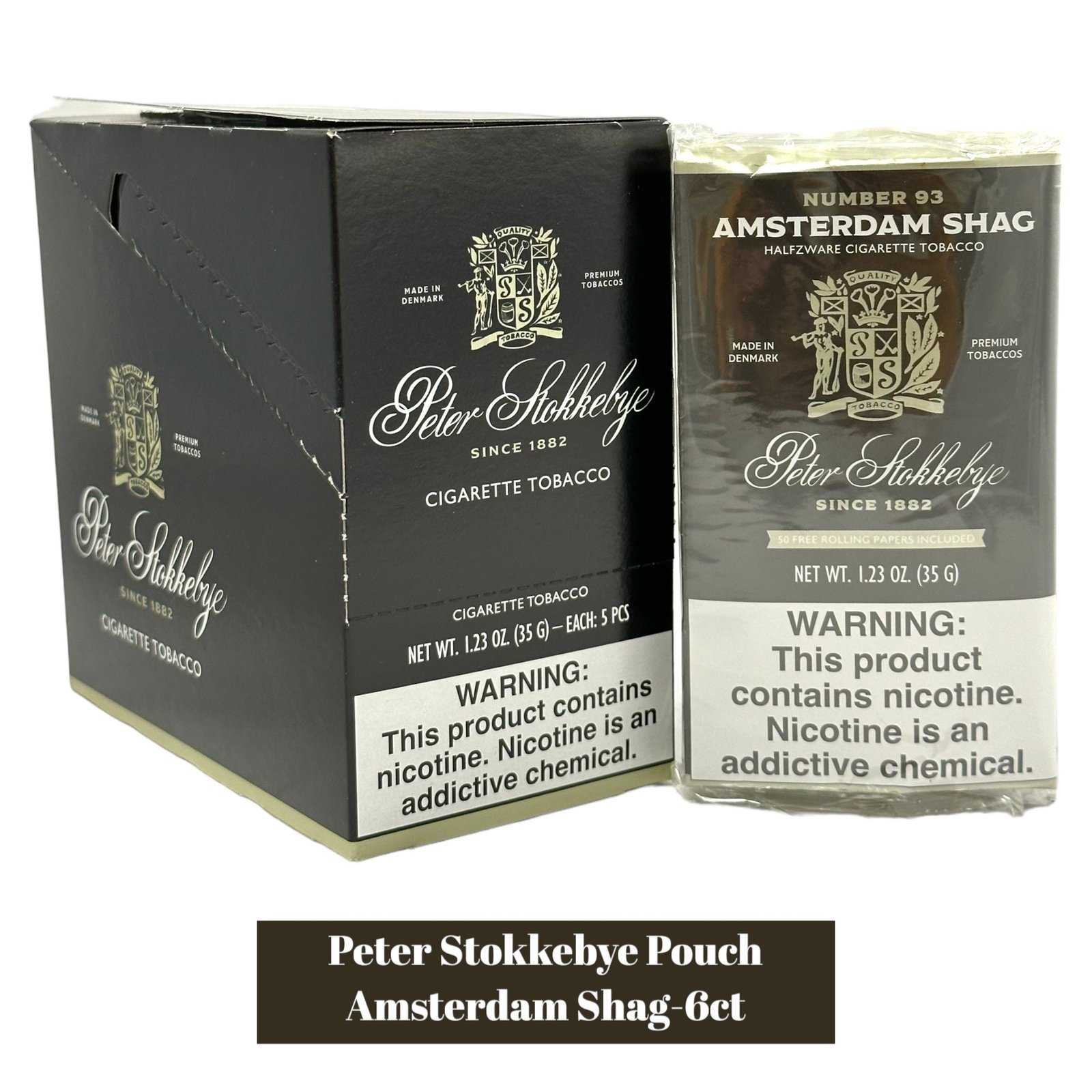 Peter Stokkebye 1.23 oz Pouch Display-5ct