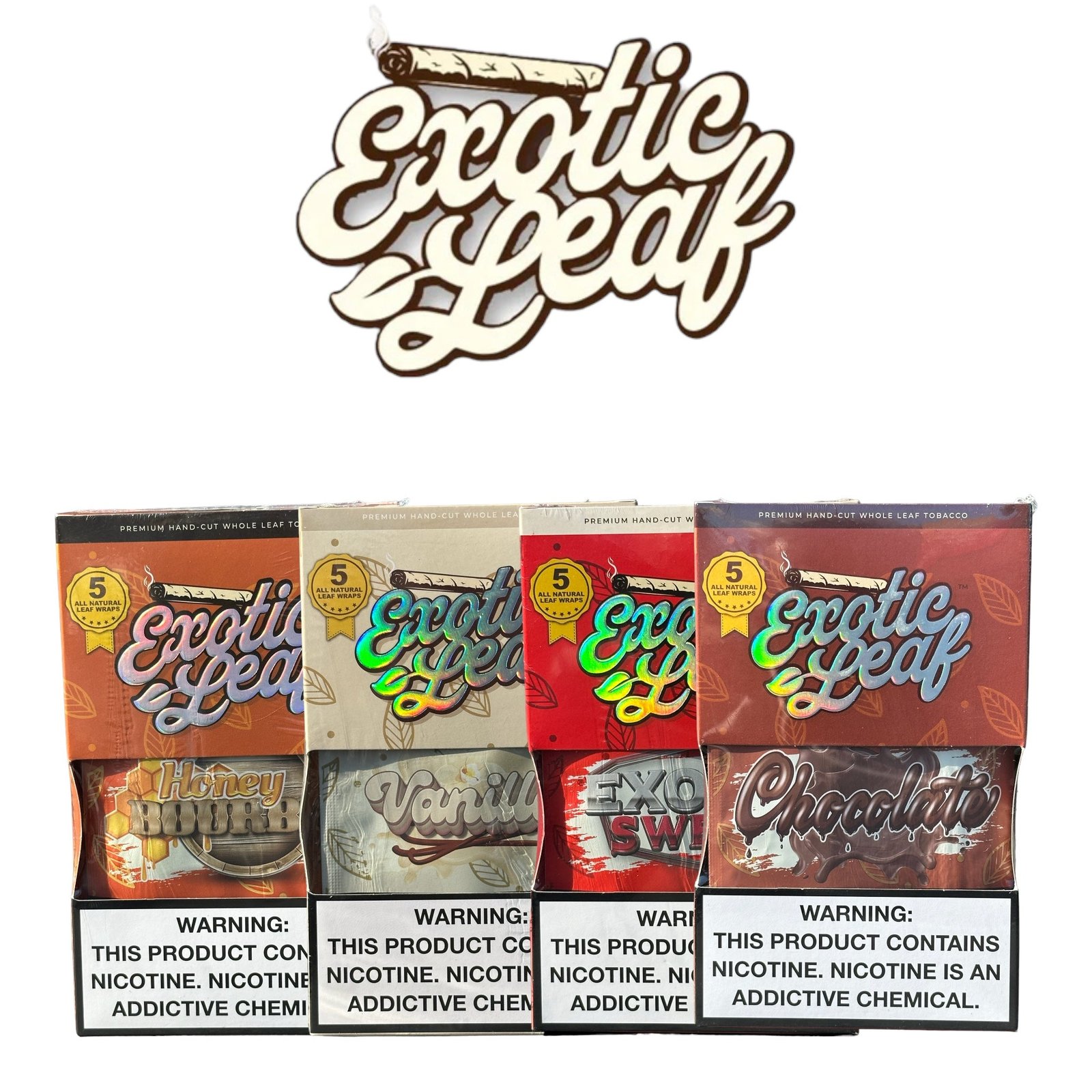 Exotic Leaf Blunt Wraps 5pk Display- 10ct - Image 8