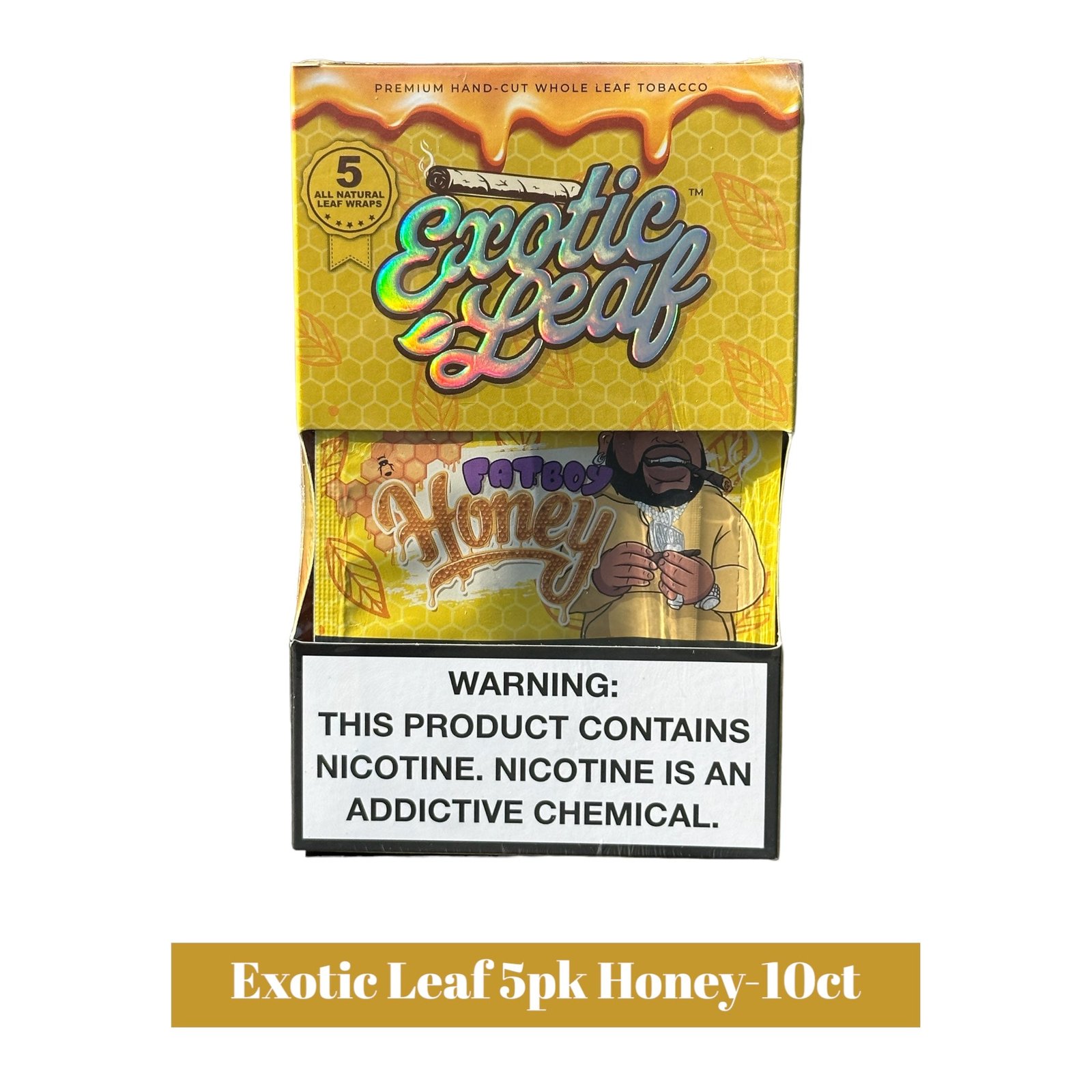 Exotic Leaf Blunt Wraps 5pk Display- 10ct - Image 2