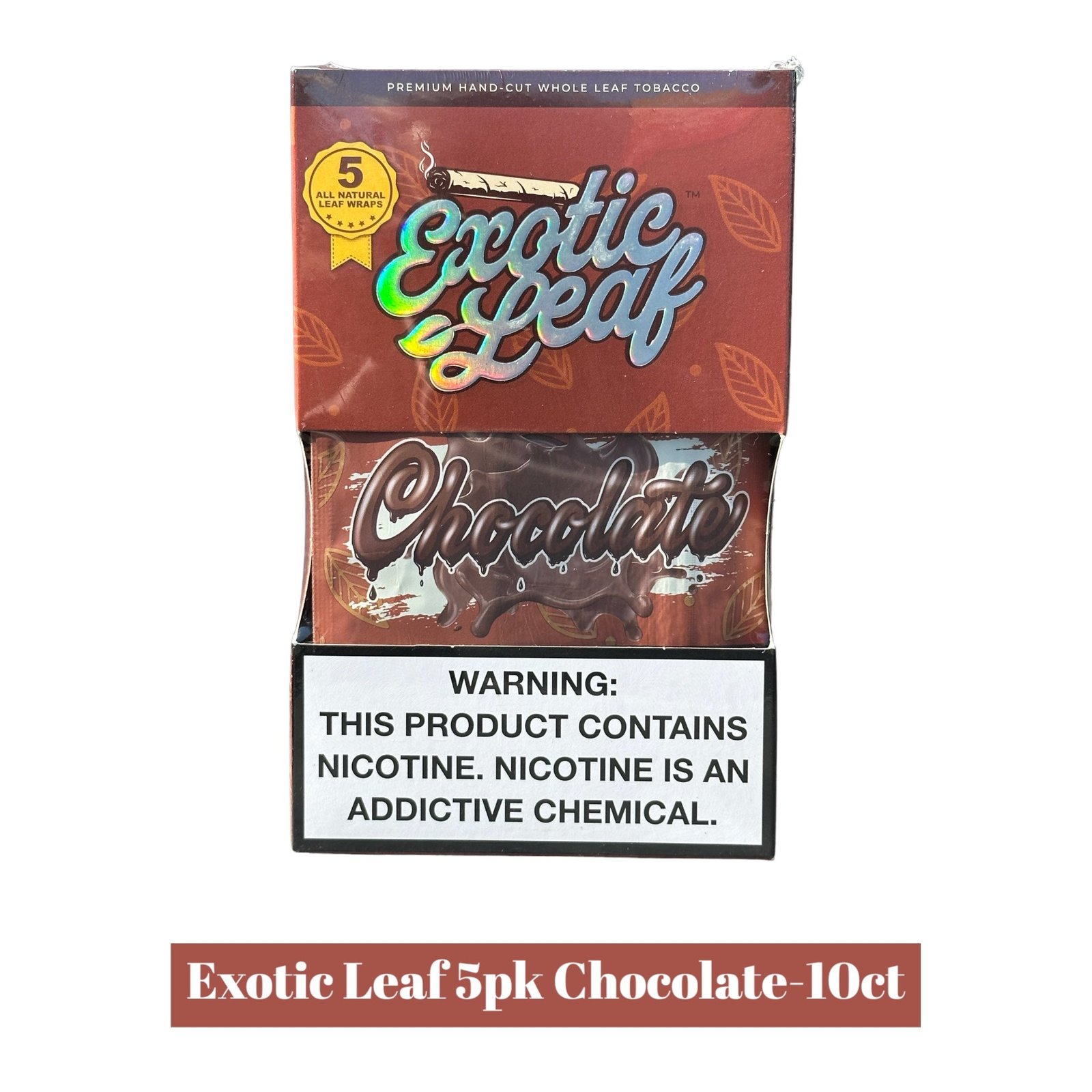 Exotic Leaf Blunt Wraps 5pk Display- 10ct - Image 6