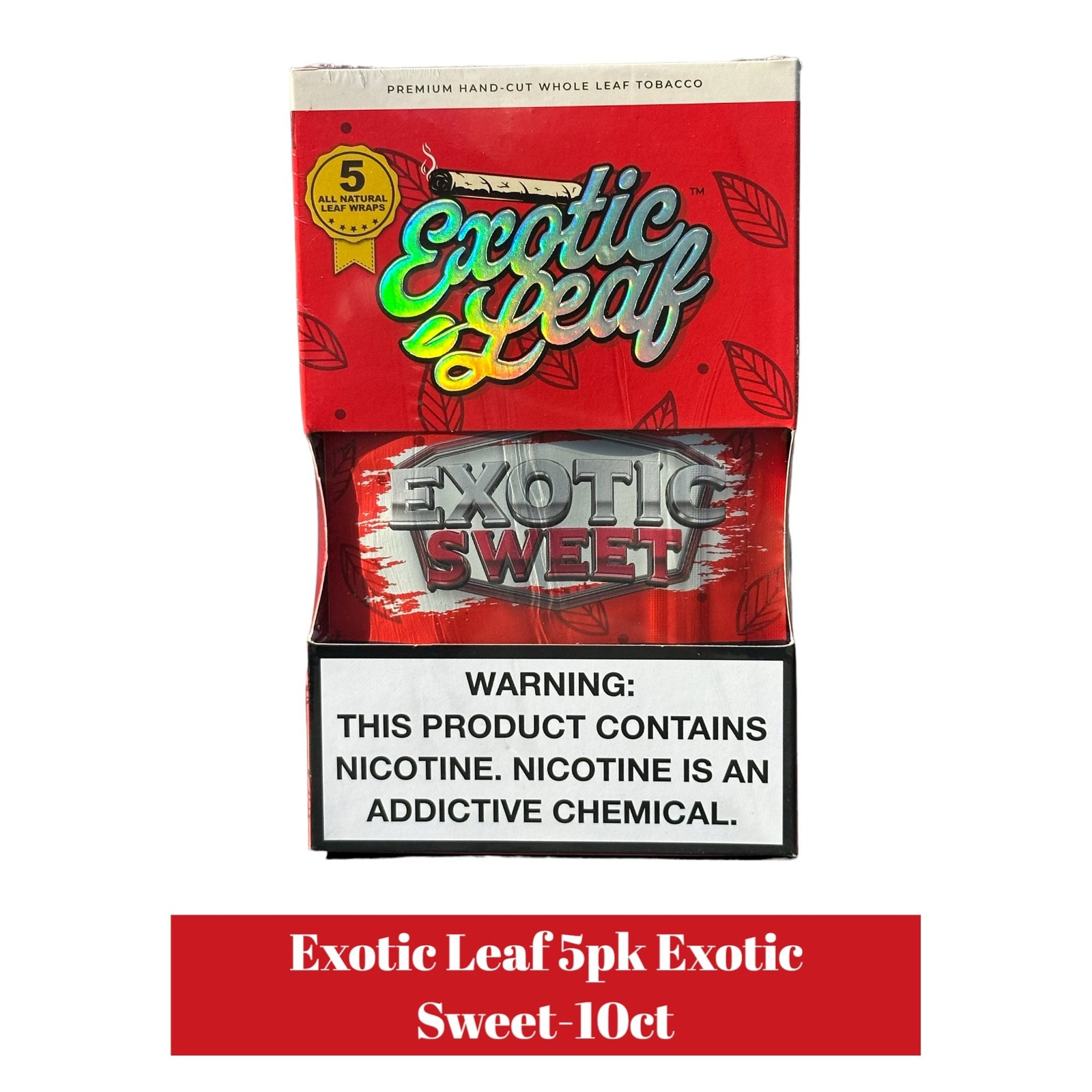 Exotic Leaf Blunt Wraps 5pk Display- 10ct - Image 4