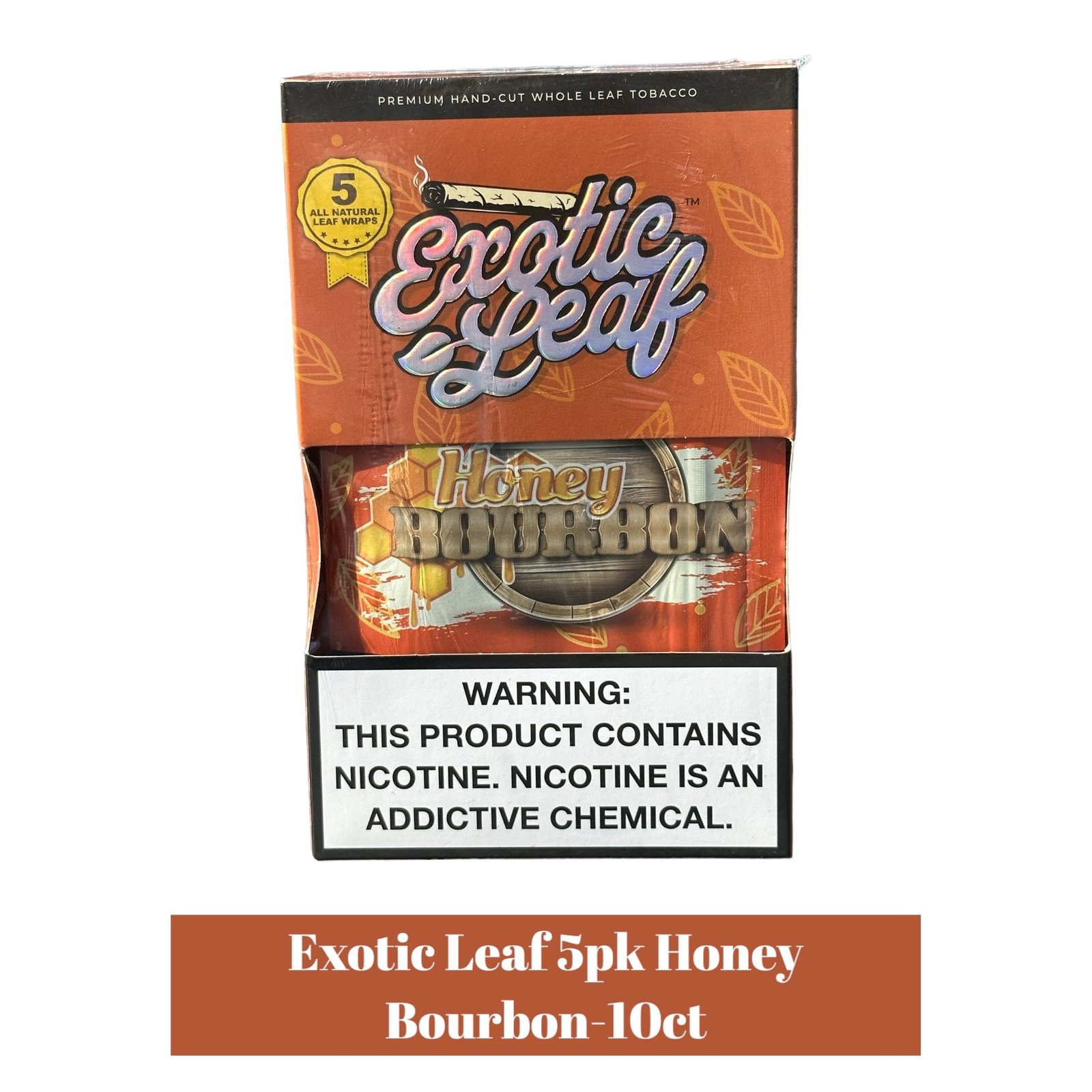 Exotic Leaf Blunt Wraps 5pk Display- 10ct - Image 7
