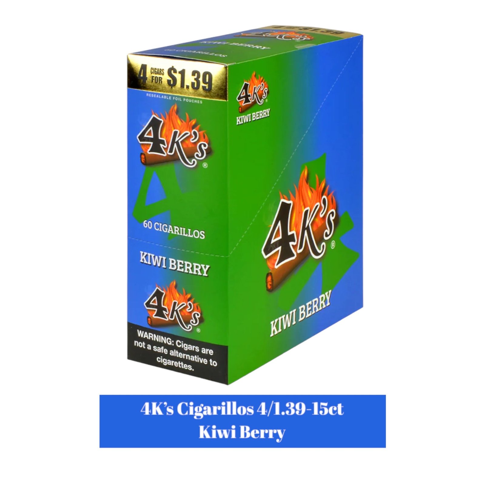 Good Times 4K's Cigarillos 4pk for 1.39- 15ct - Image 6