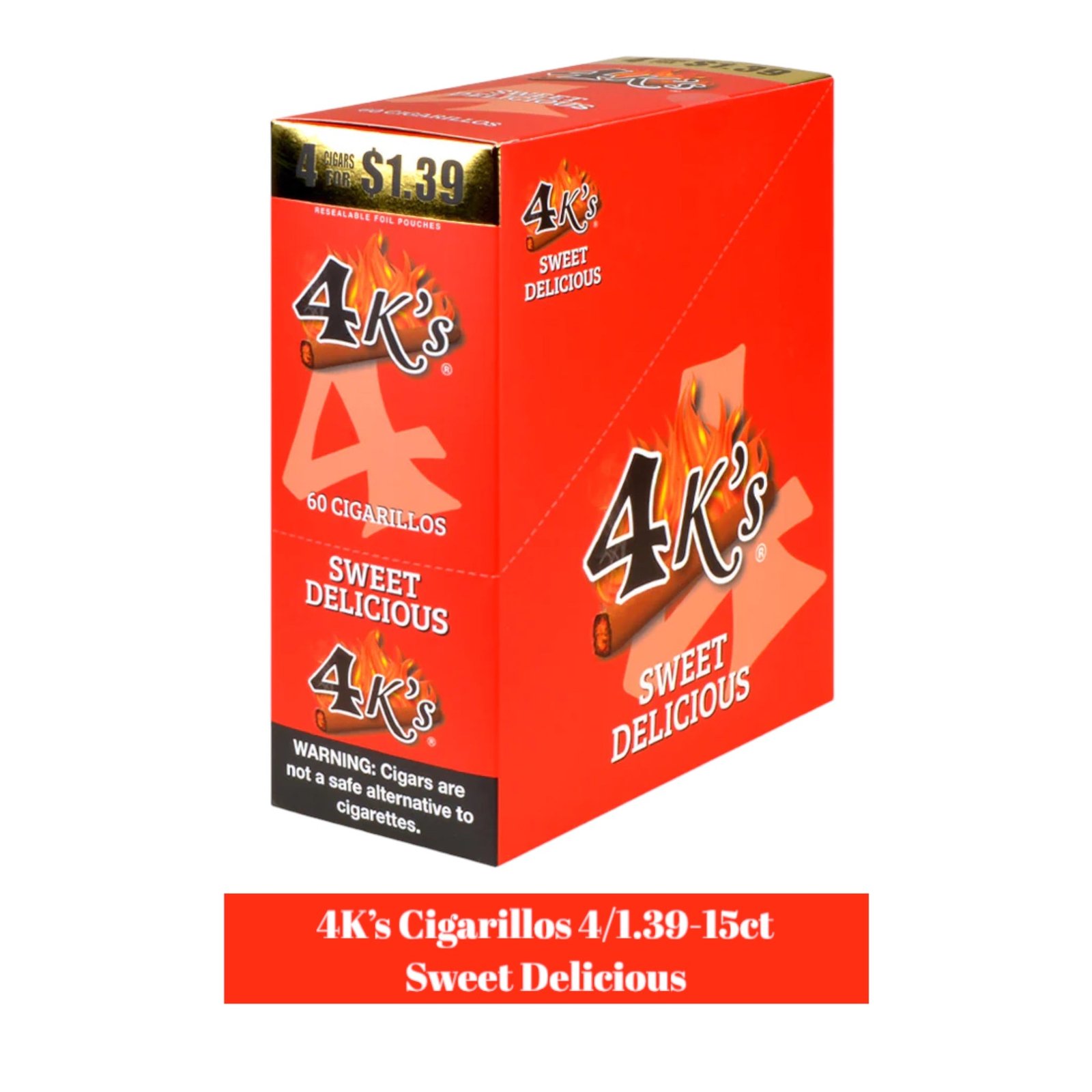 Good Times 4K's Cigarillos 4pk for 1.39- 15ct - Image 10