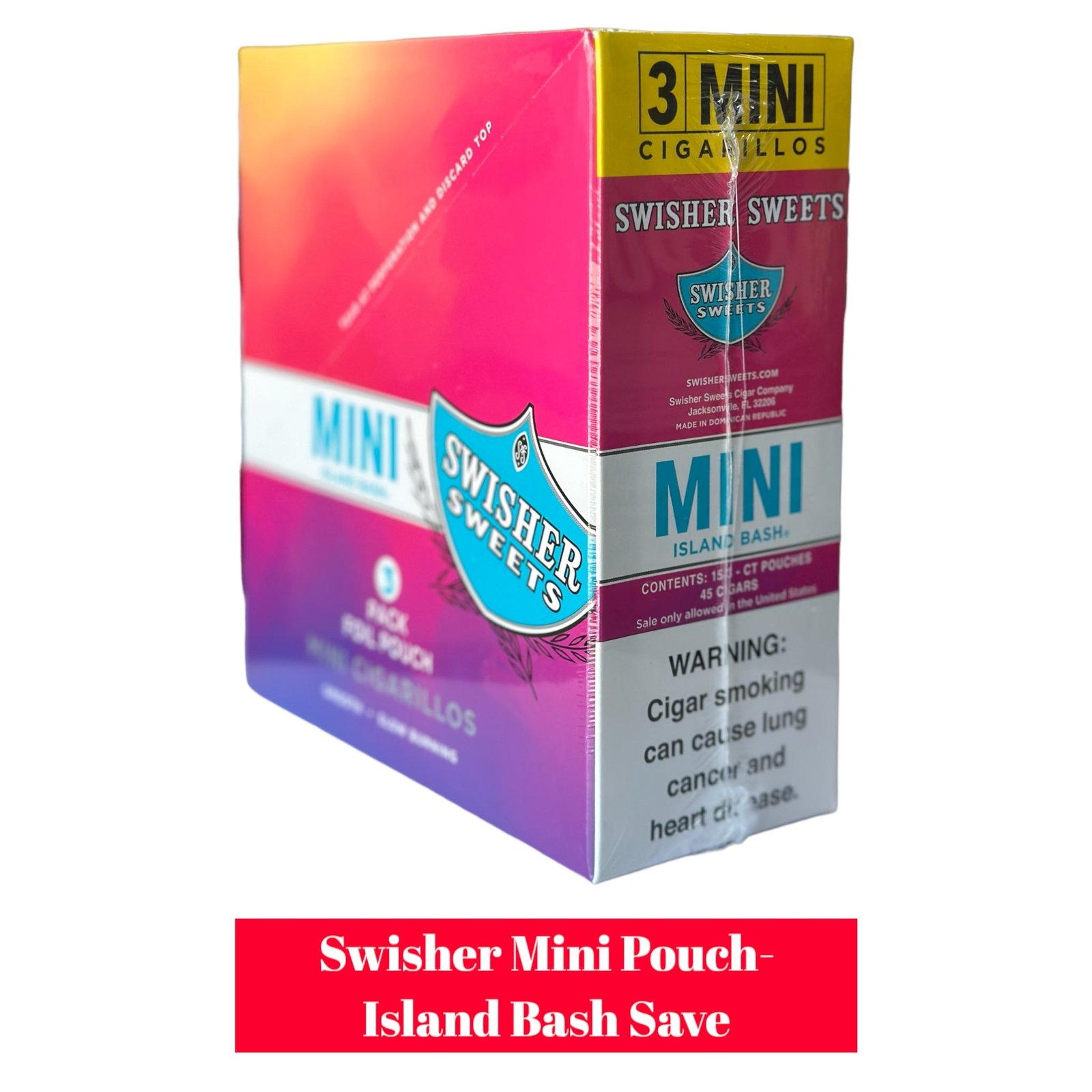 Swisher Mini Pouch 3pk Display- 15ct - Image 7
