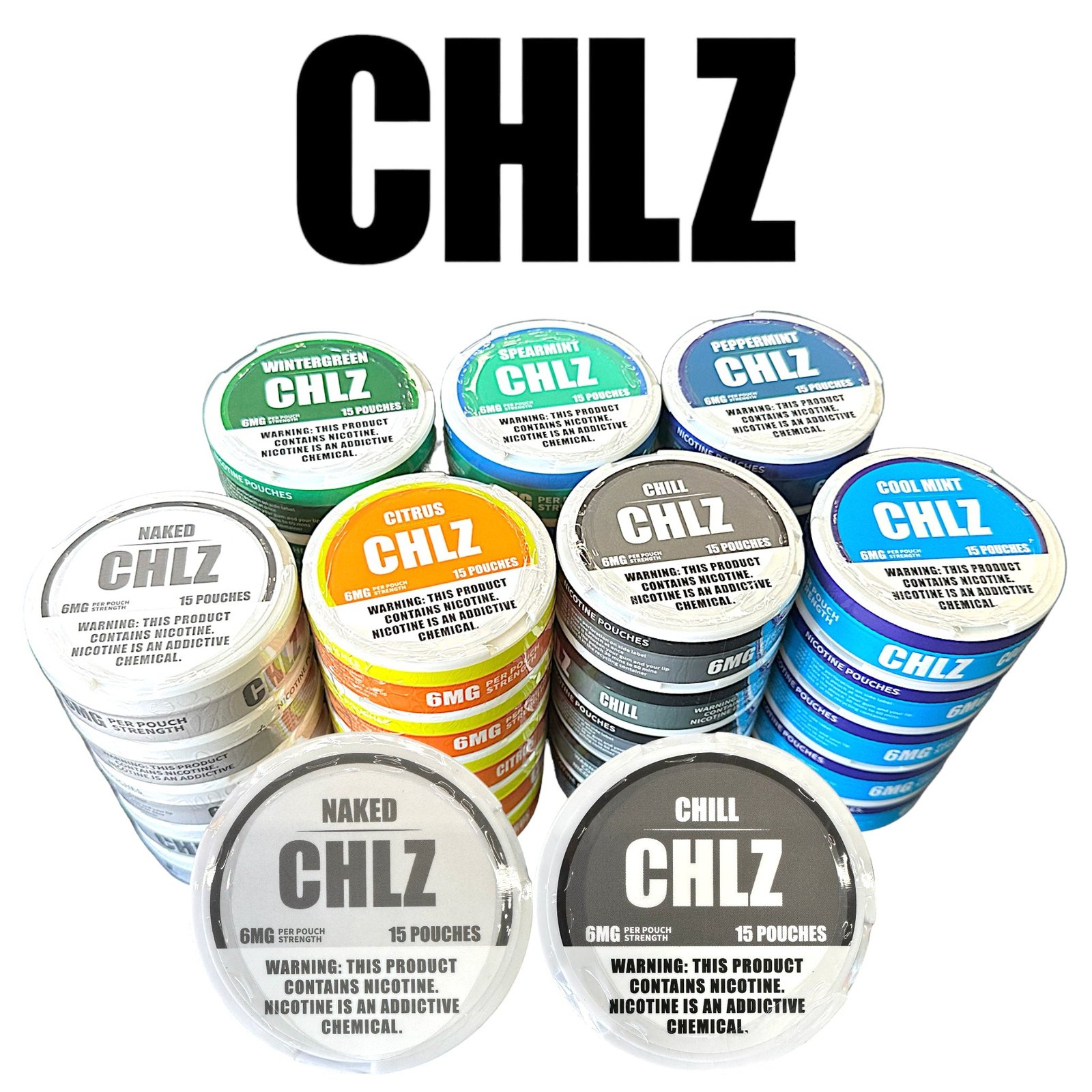 CHLZ Nicotine Pouch 6mg 15pk - 5ct - Image 8