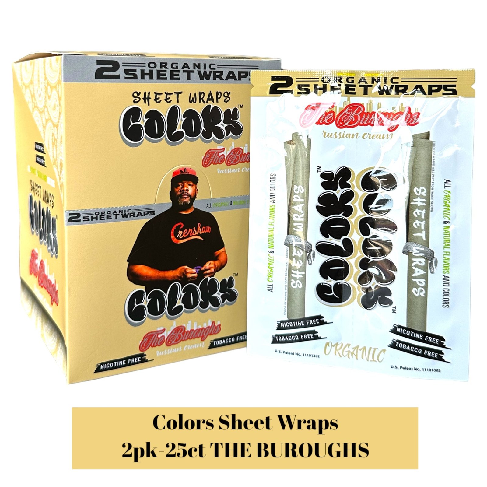 COLORS Sheet Wraps Organic 2pk-25ct - Image 8