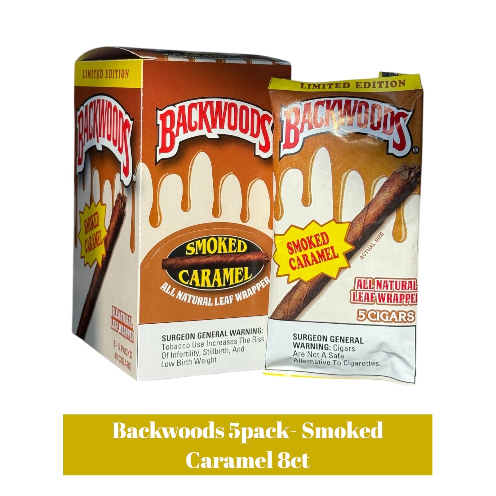Backwoods Cigars 5pack Display- 8ct - Image 22