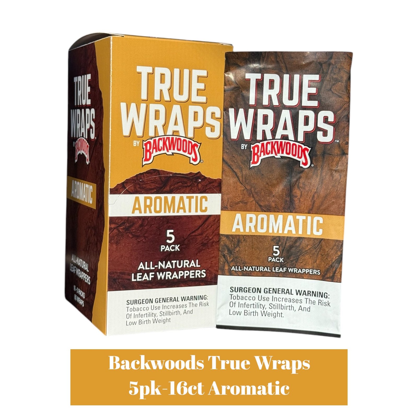 Backwoods True Wraps 5pk -16ct - Image 2