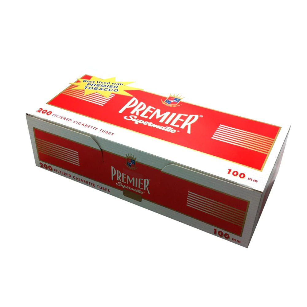 Premier Empty Tube 100's 200ct- 5 pk