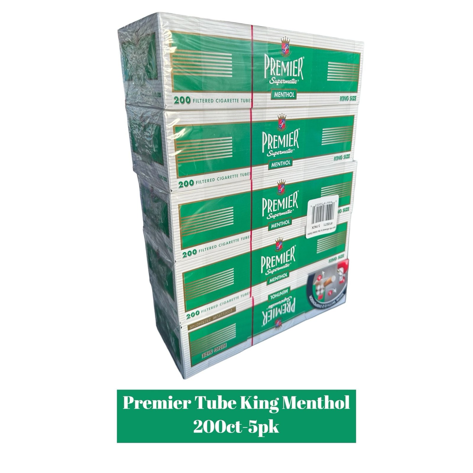 Premier Empty Tube King 200ct- 5 pk - Image 3