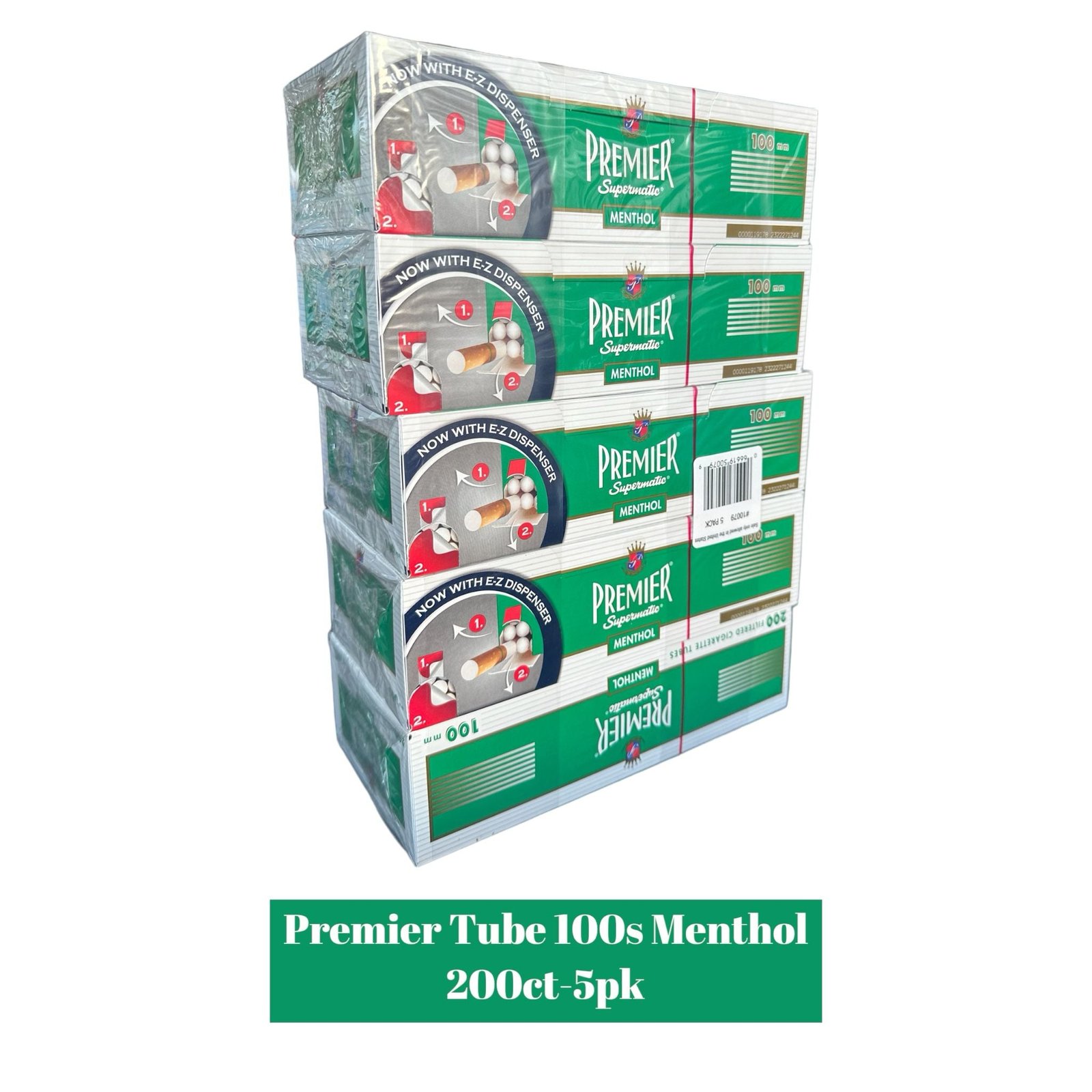 Premier Empty Tube 100's 200ct- 5 pk - Image 3