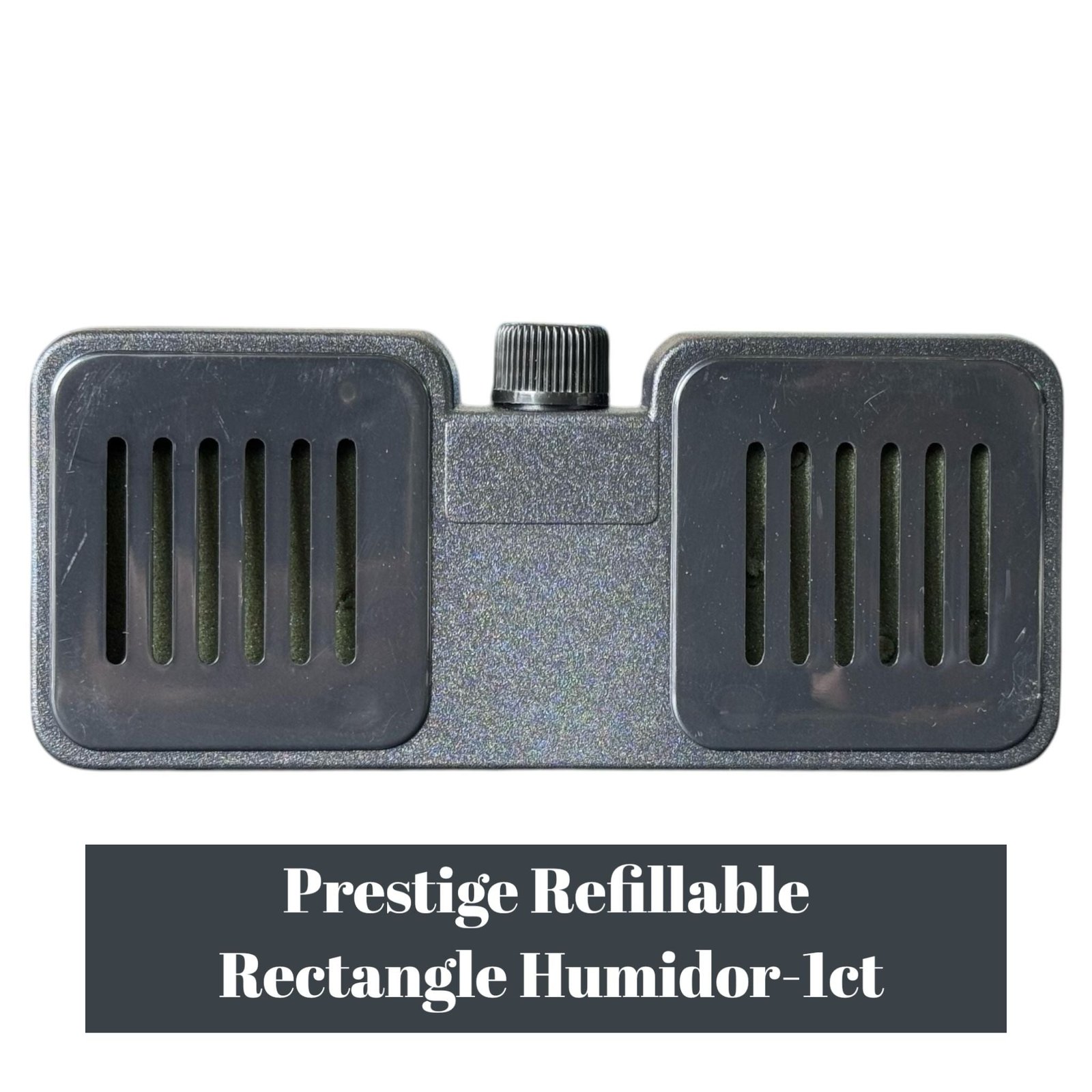 Prestige Refillable Rectangle Humidor-1ct - Image 2