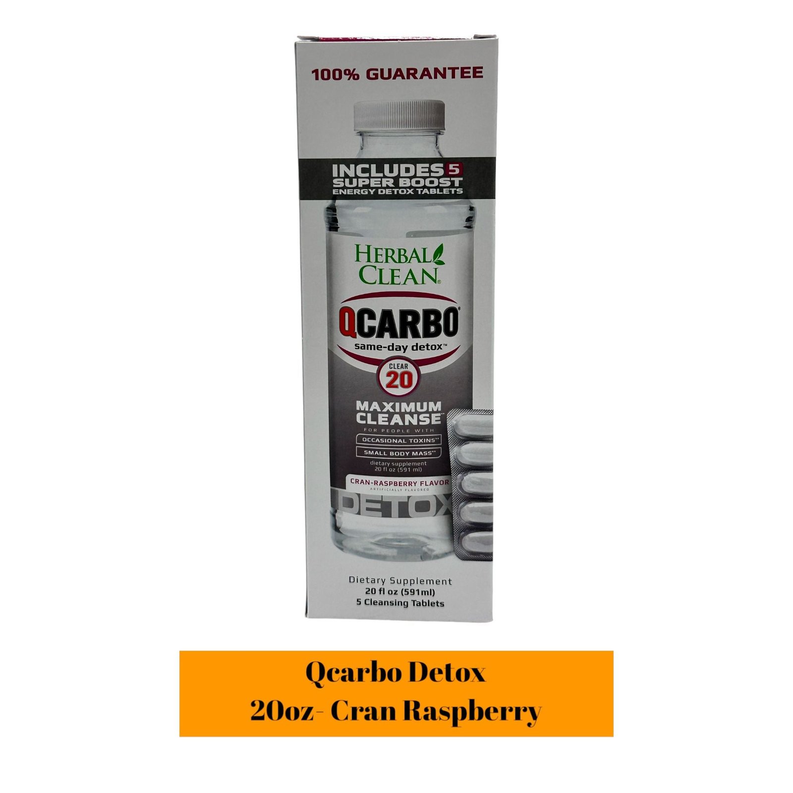 Herbal Clean Qcarbo Detox 20oz-1ct - Image 2