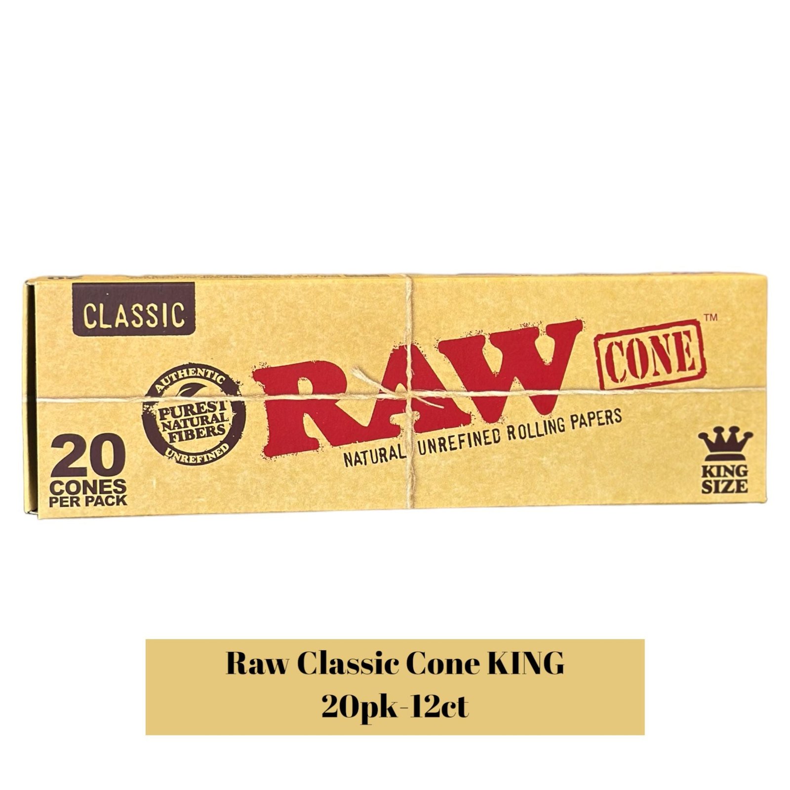 Raw Classic Cone KING 20pk-12ct - Image 2