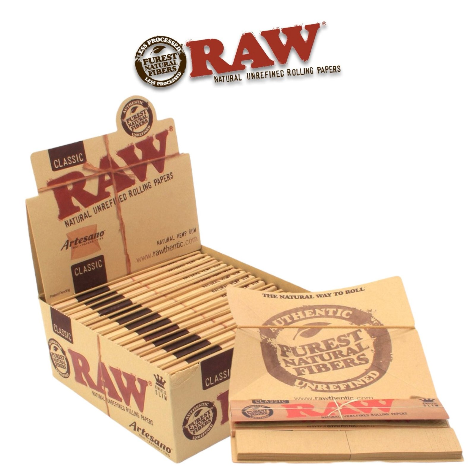 Raw Classic Papers Artesano King Slim 15ct