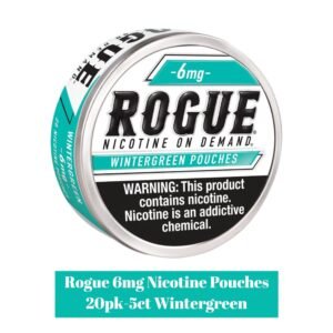 Rogue 6mg Nicotine Pouches 20pk- 5ct