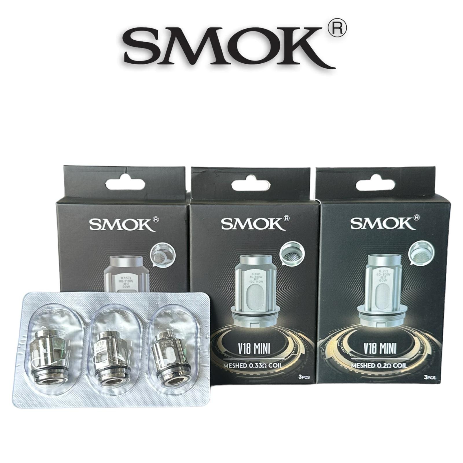 Smok Tfv18 V18 mini Replacement coils- 3 pack - Image 4