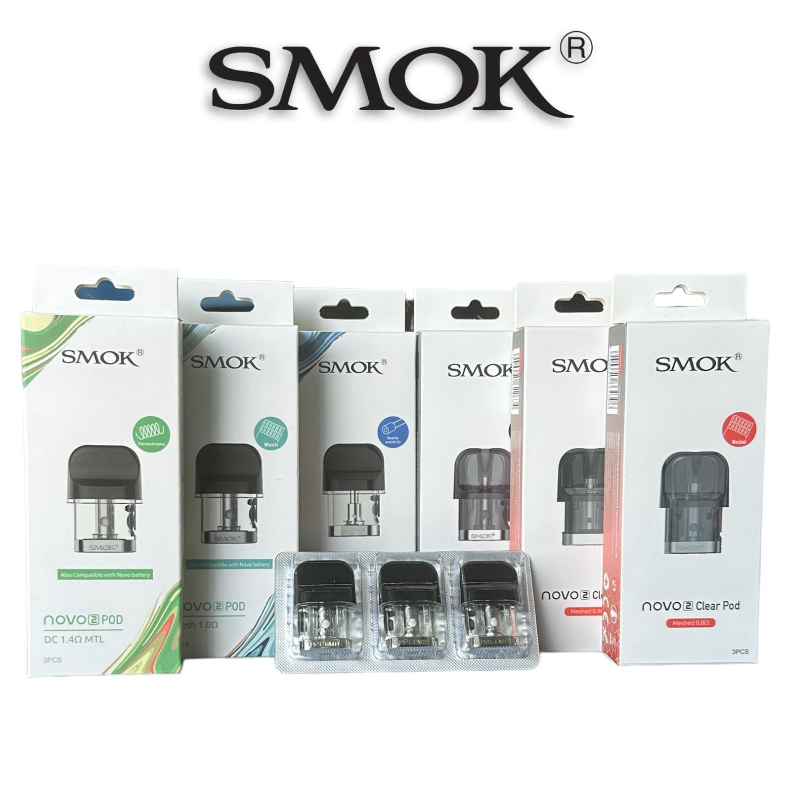 SMOK Novo 2 Replacement Pods- 3 pack - Image 7