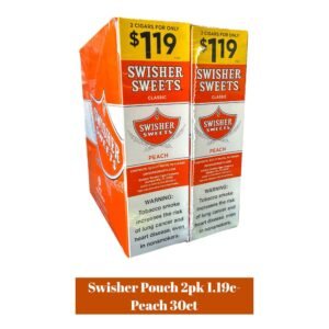 Swisher Pouch 2pk 1.19- 30ct