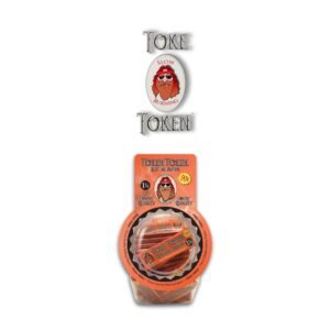Toke Token Rolling Paper 0.99c Fish Bowl Display 1 1/4 size- 72ct