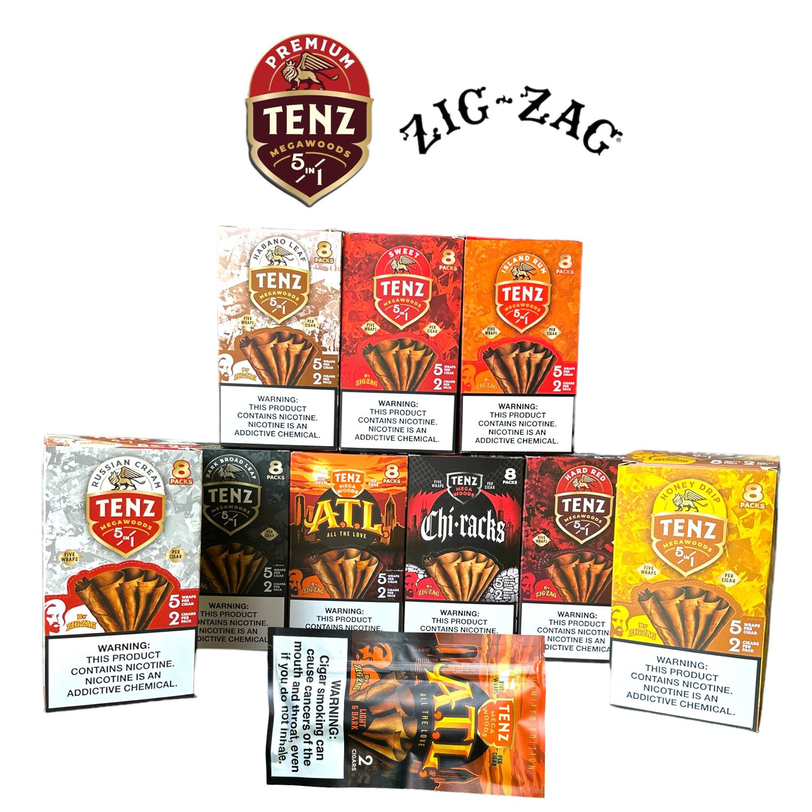 Tenz Megawoods By Zig Zag 5/2pk -8ct - Image 10
