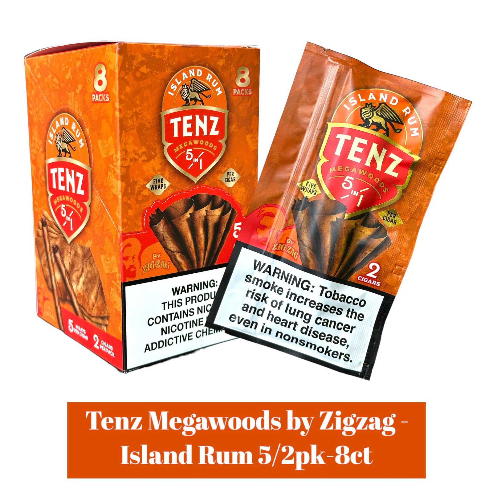 Tenz Megawoods By Zig Zag 5/2pk -8ct - Image 5