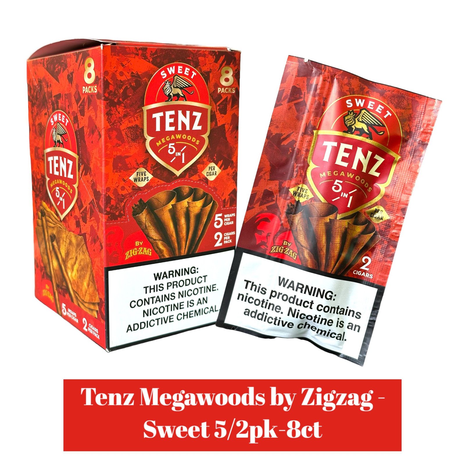 Tenz Megawoods By Zig Zag 5/2pk -8ct - Image 7