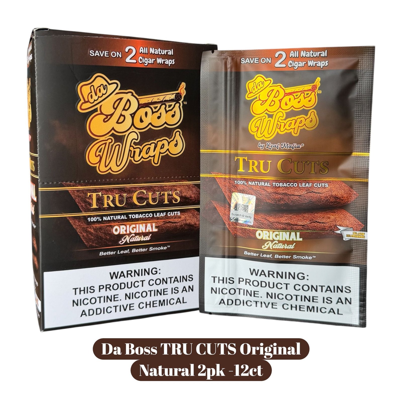 Da Boss TRU CUTS 2pk -12ct