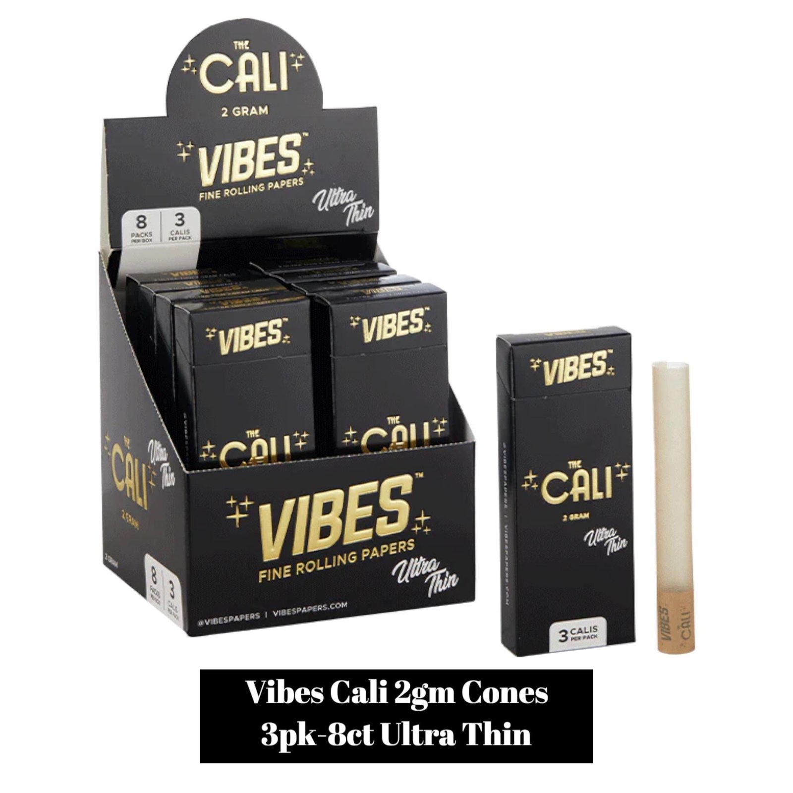 Vibes CALI Cone 2gm 3pk-8ct - Image 3