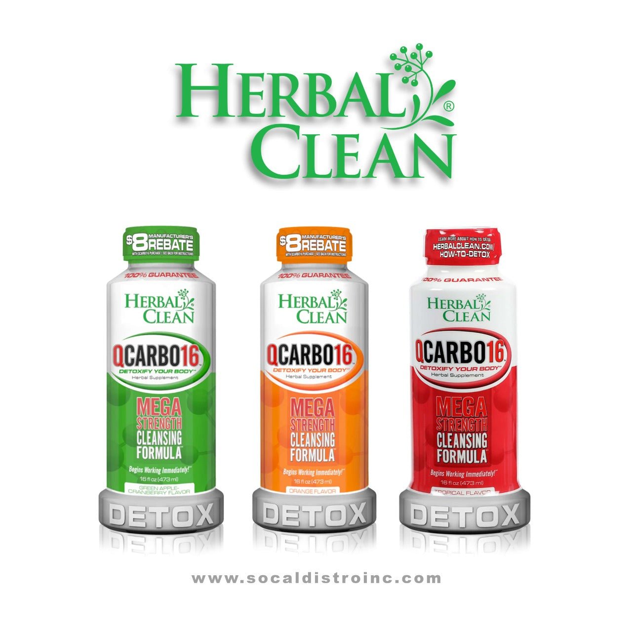 Herbal Clean QCarbo 16oz Same day Detox - Image 6