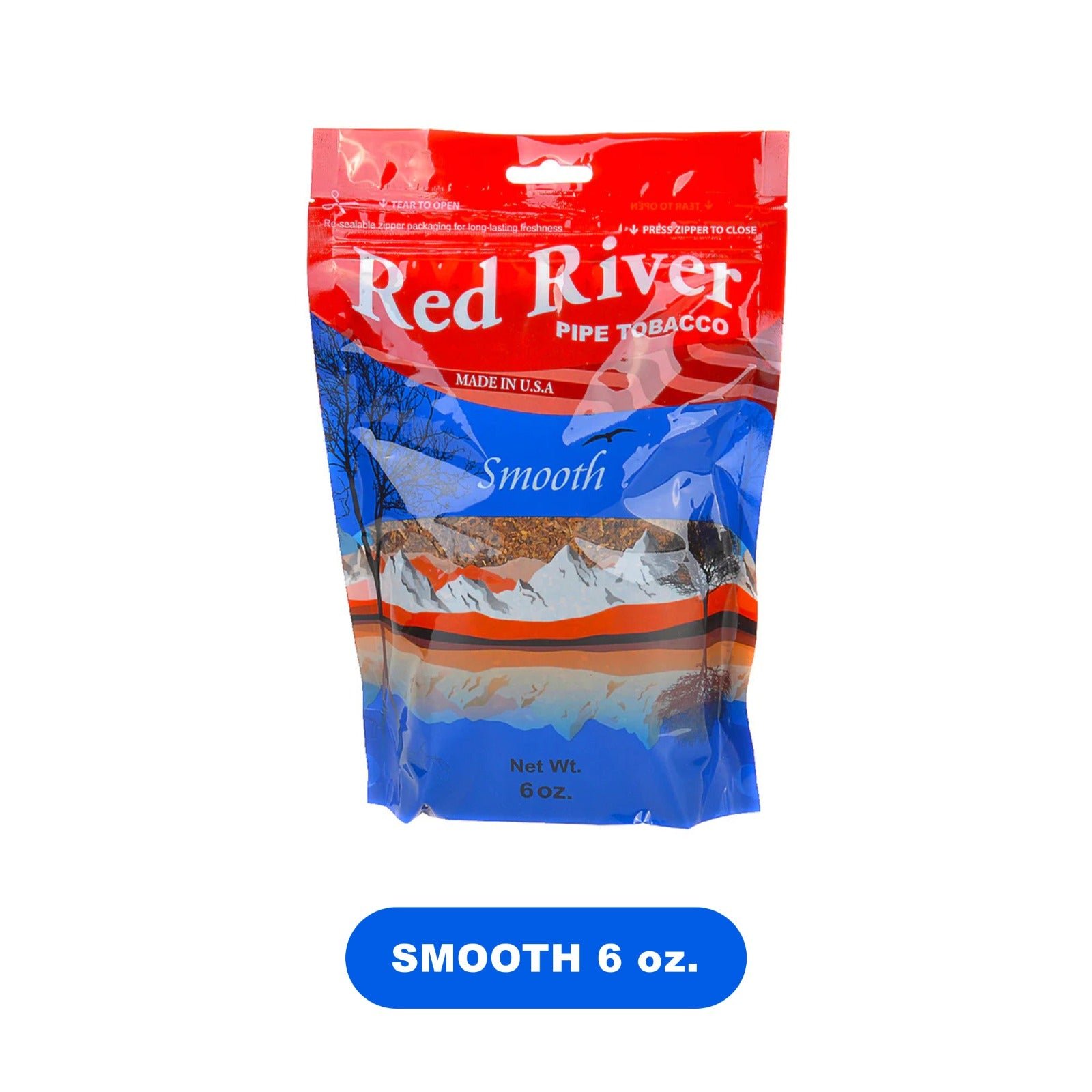 Red River Pipe Tobacco 6oz Pouch - Image 2