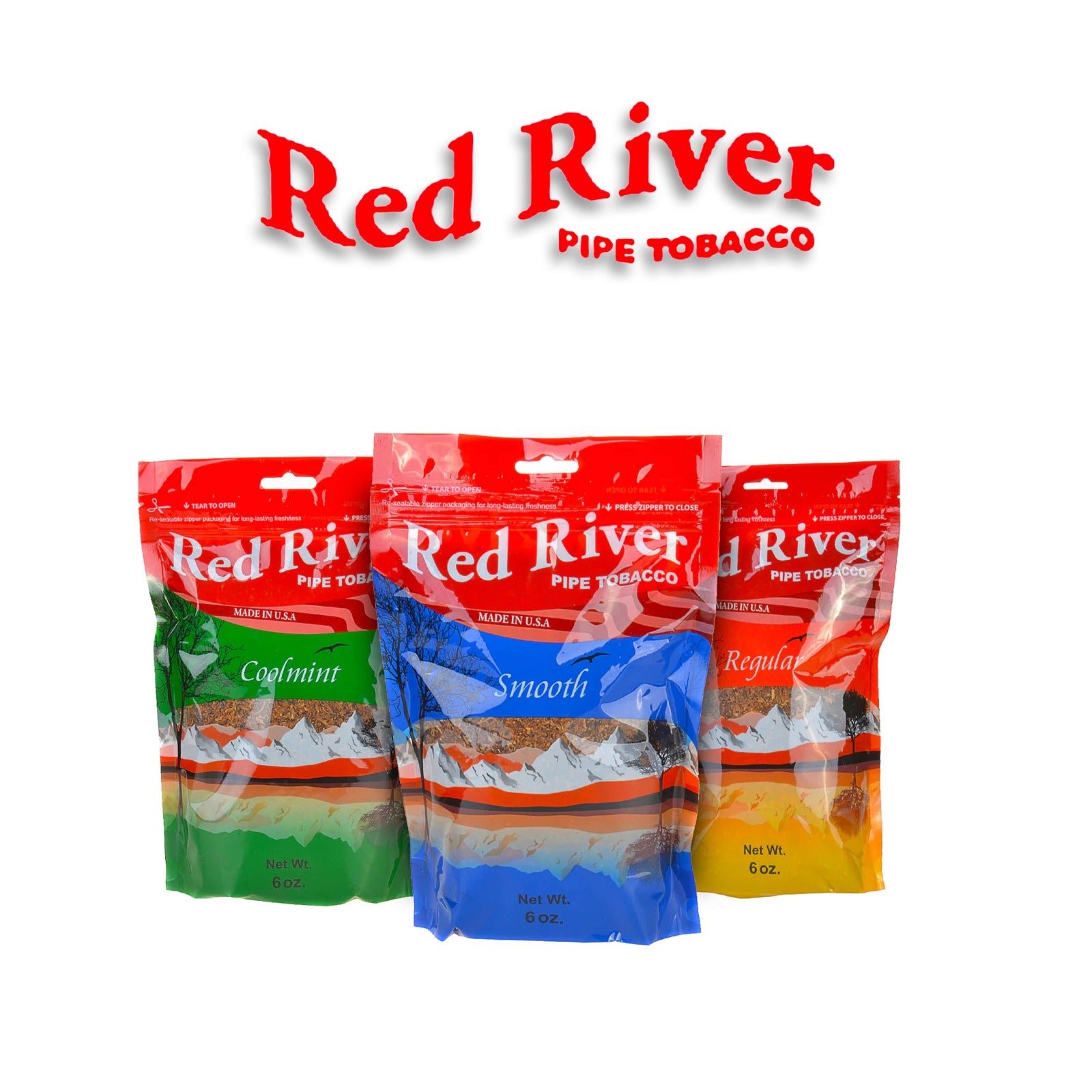 Red River Pipe Tobacco 6oz Pouch