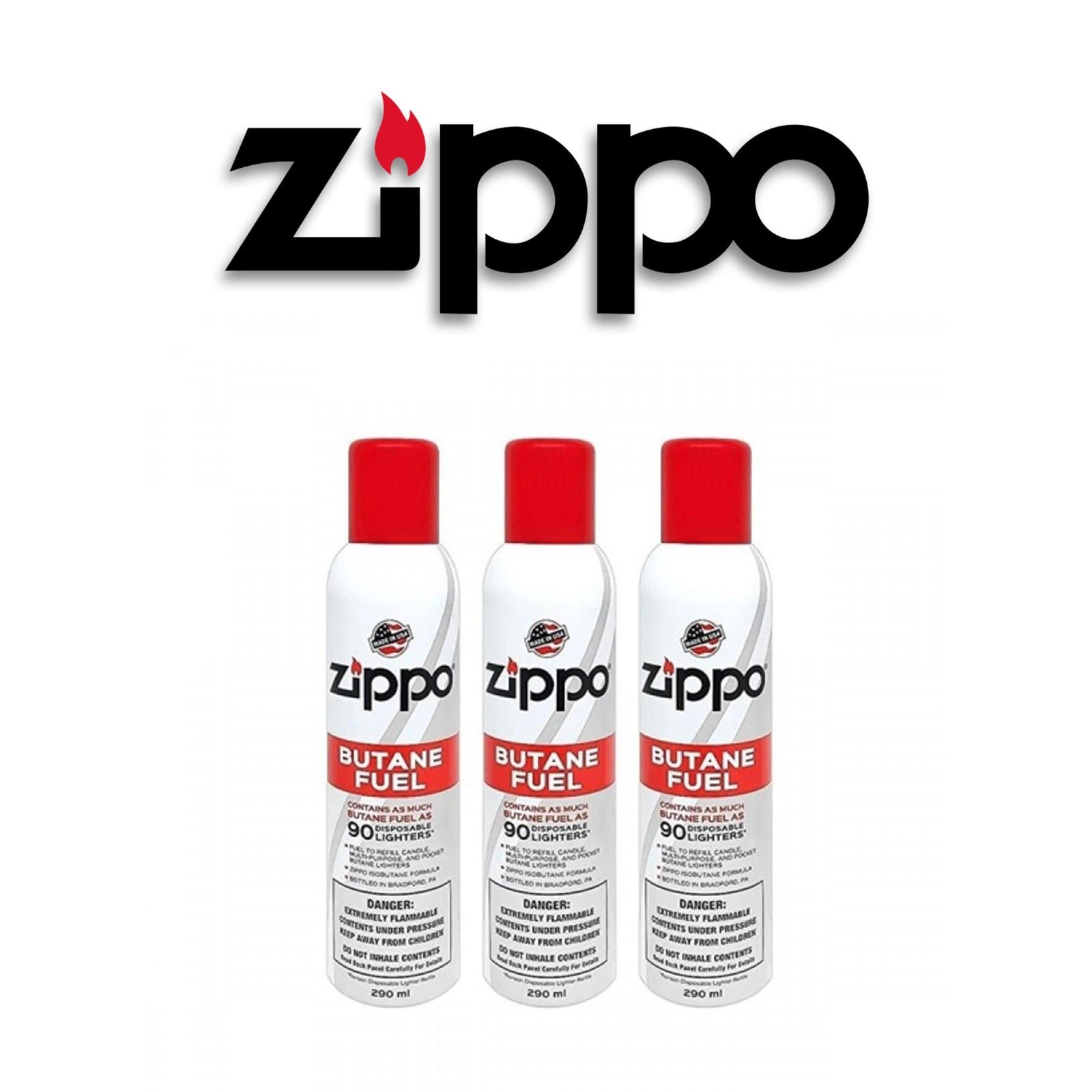 Zippo Butane Can 290ml Can-12ct