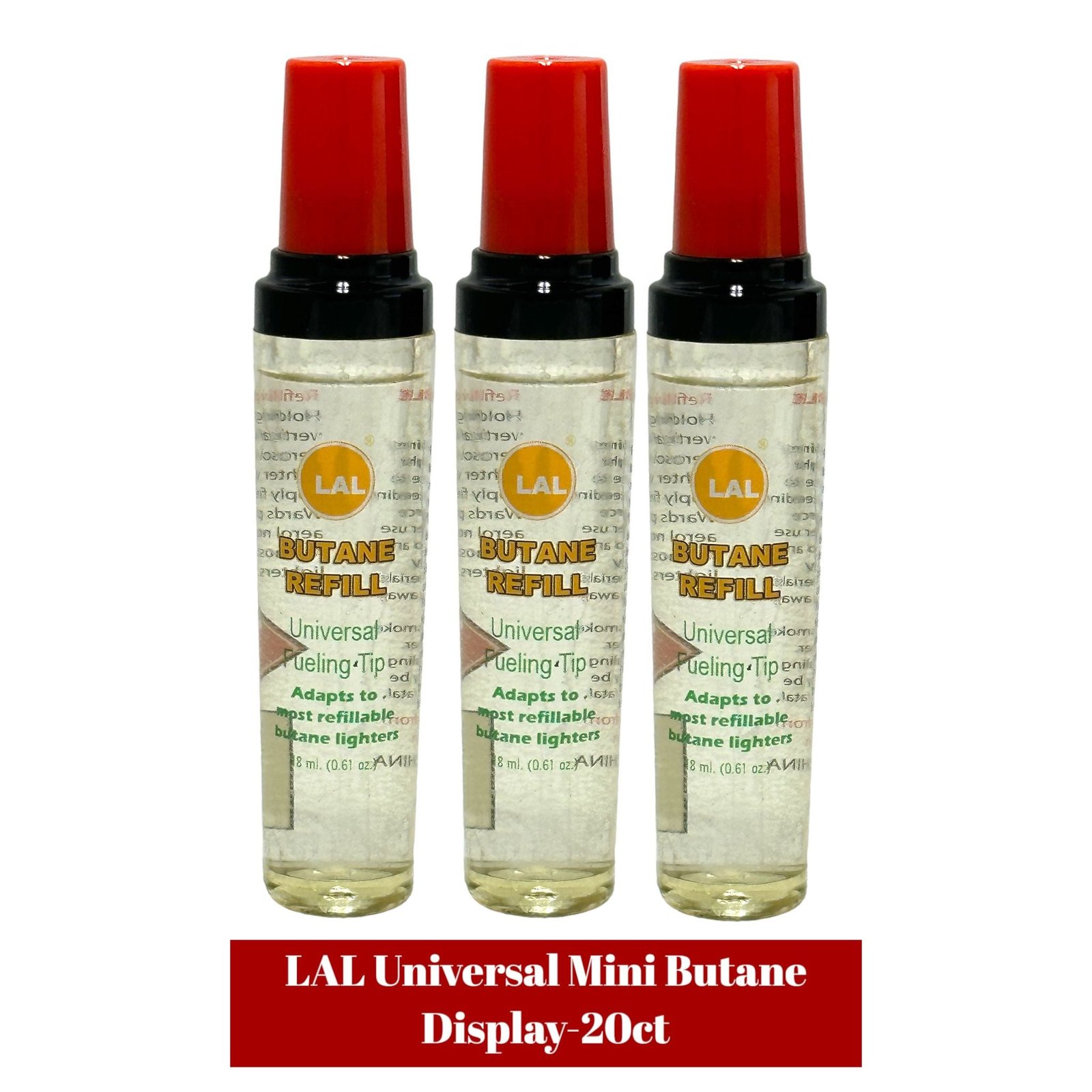 LAL Mini Universal Butane 18ml-20ct - Image 2