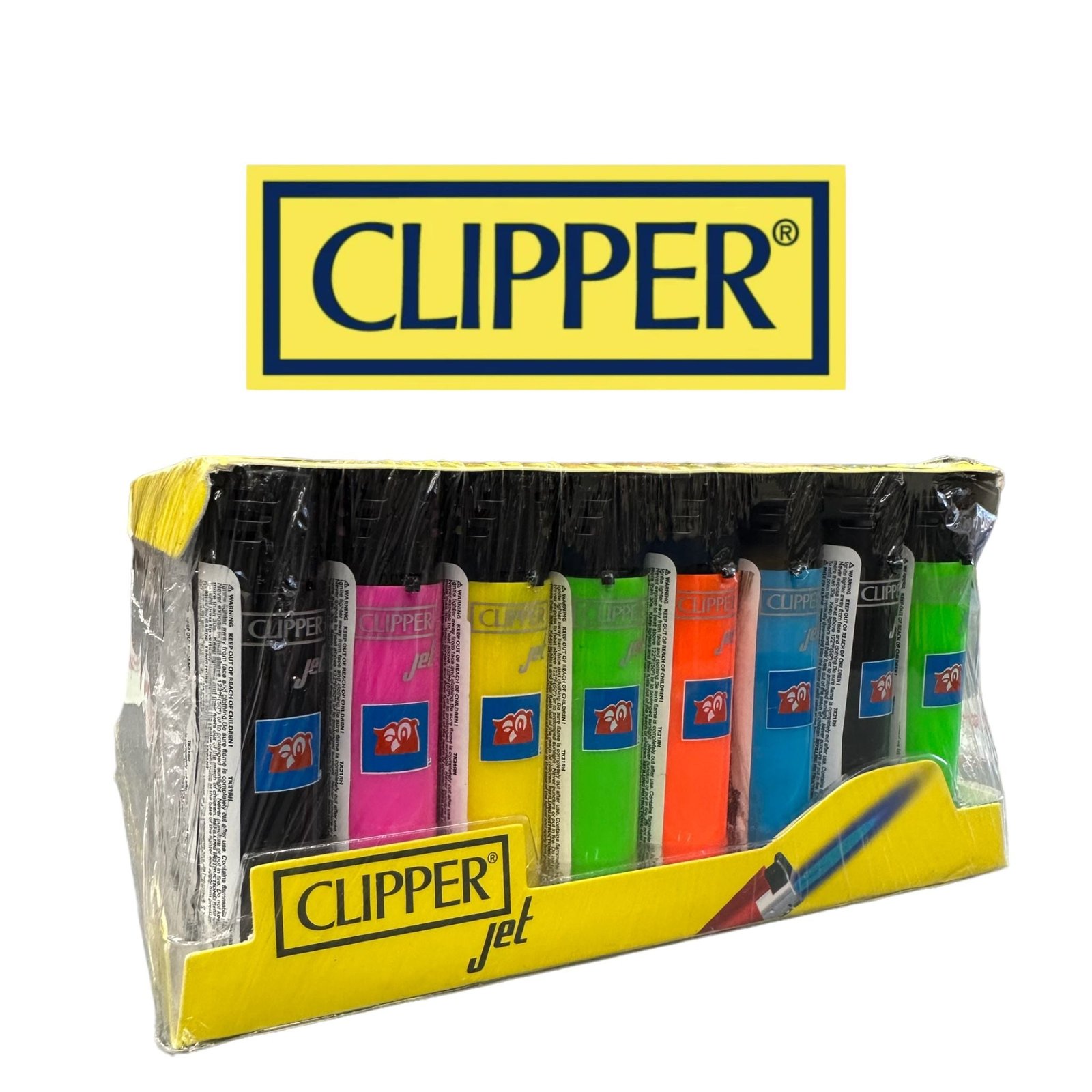 Clipper Jet Flame Plain- 48ct