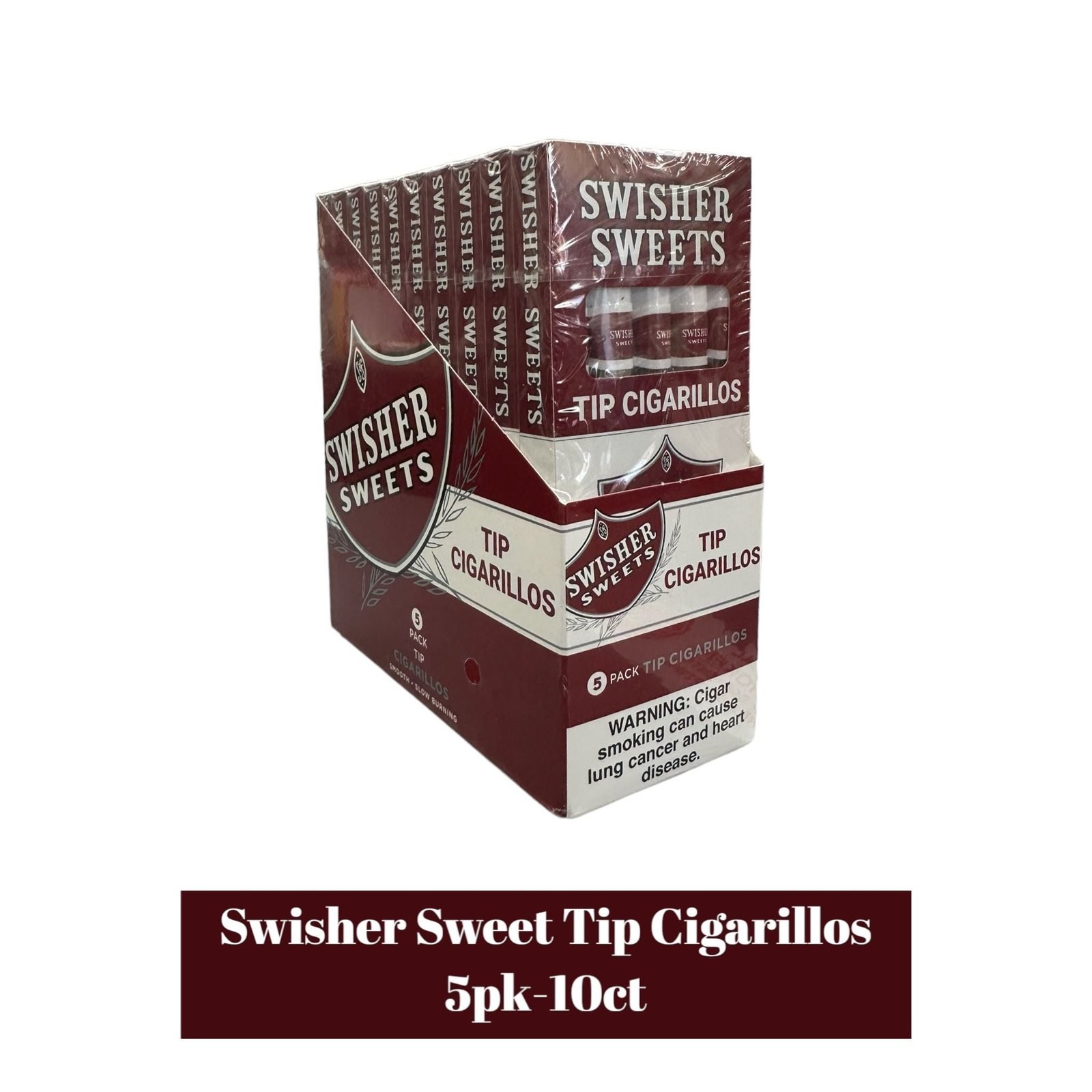 Swisher Sweet Tip Cigarillos 5pk- 10ct - Image 2