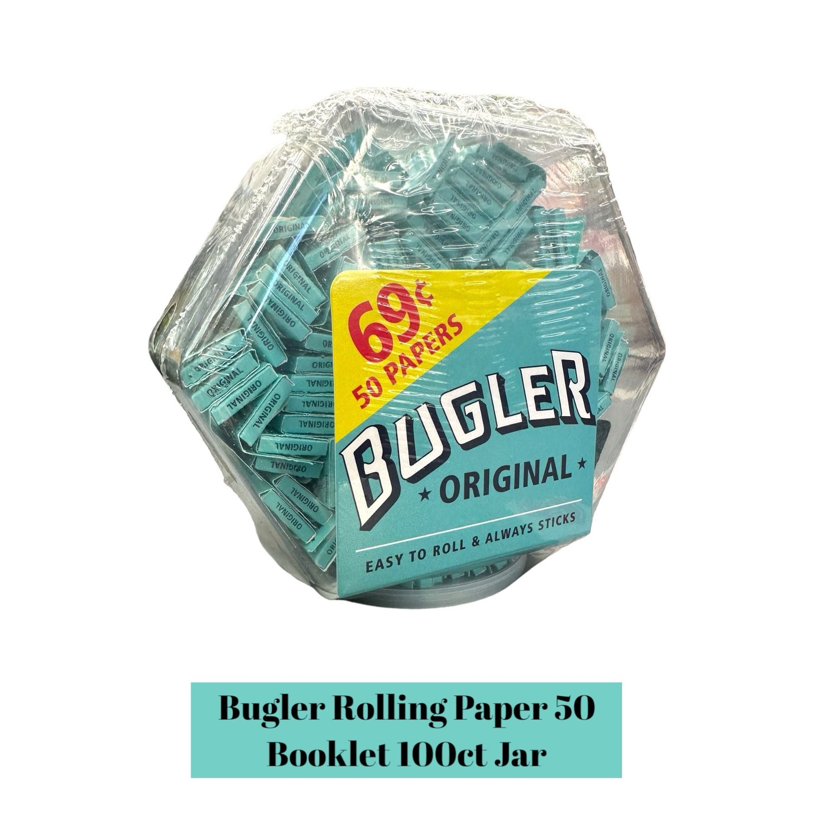 Bugler Rolling Paper 50 Booklet 100ct Jar - Image 2