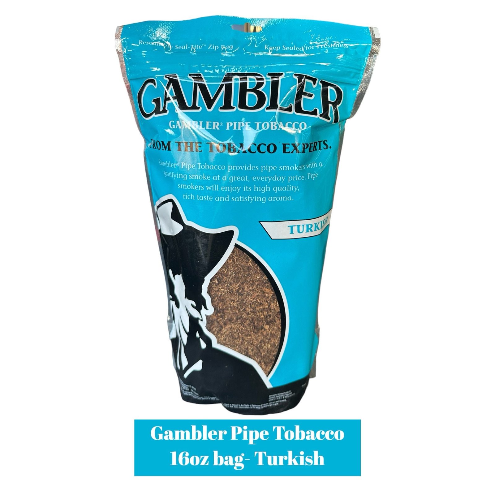 Gambler Pipe Tobacco Bag - 16oz - Image 4